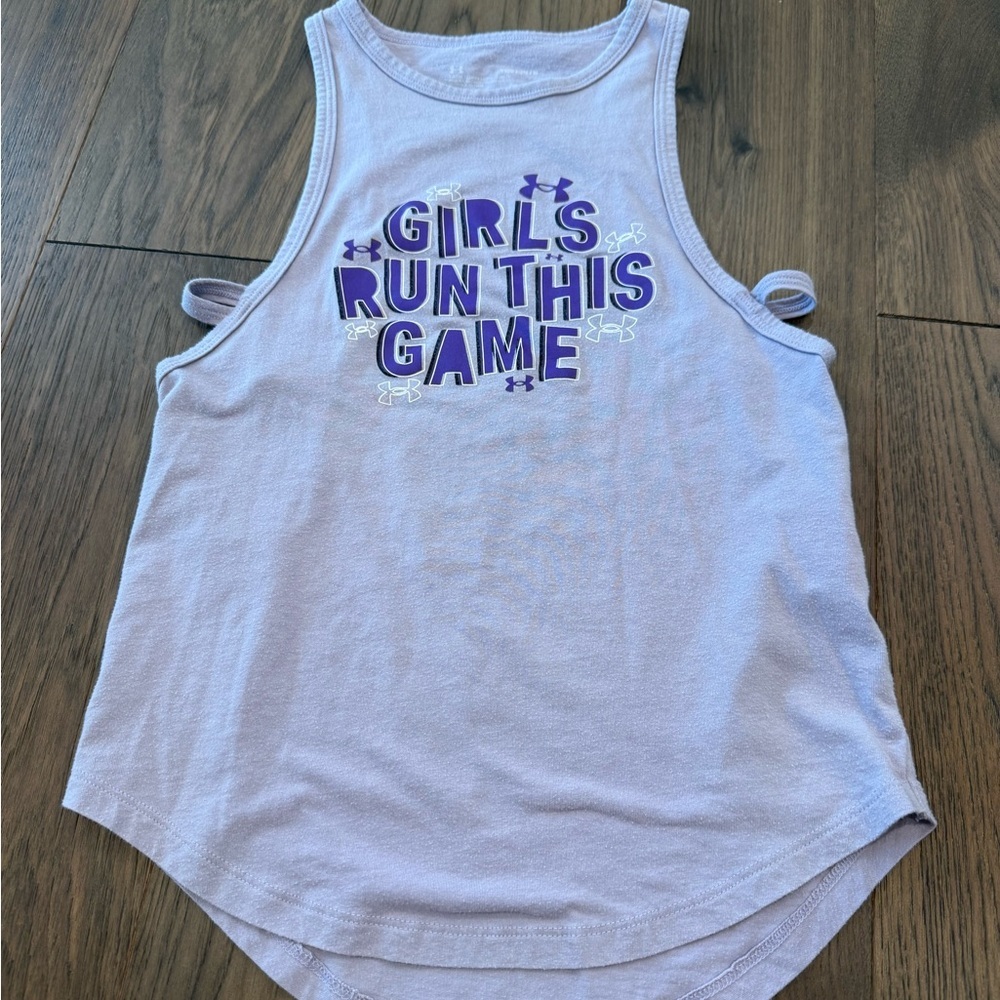 Under Armor ‘Girls Run This Game’ Girls Tank Top Medium